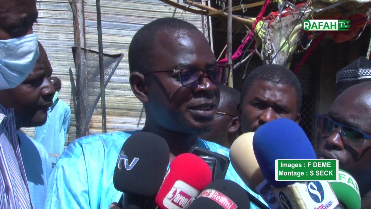 Incendie au March&eacute; occass de Touba : r&eacute;actions des commer&ccedil;ants.....