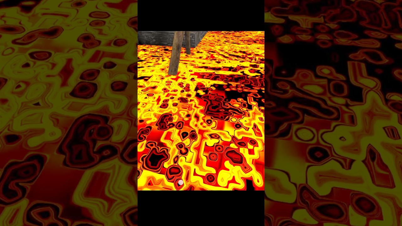 LAVA Granny Lava Rising In Granny House 🤯 Granny House in Lava Floor 🔥 #shorts #granny #parliament
