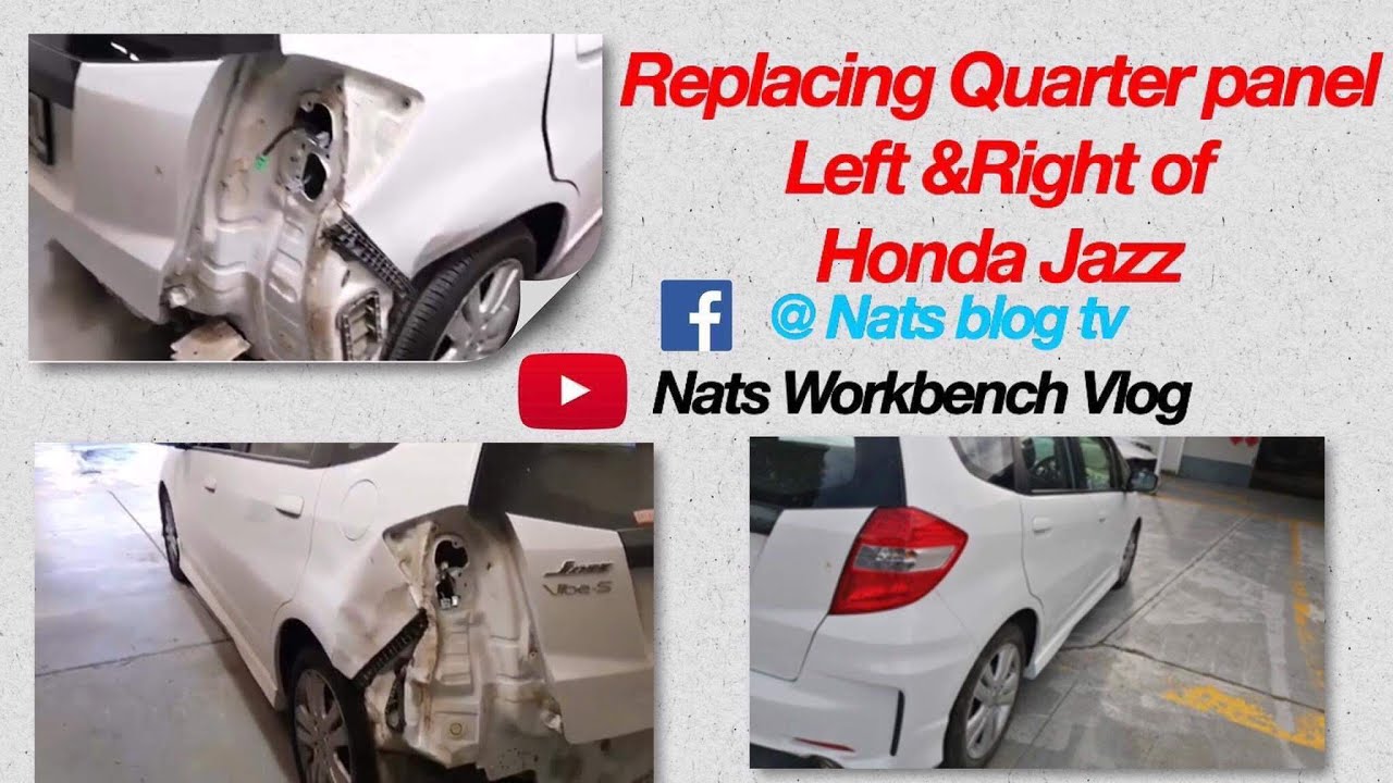 Replacing Quarter Panel Left & Right Of HONDA JAZZ