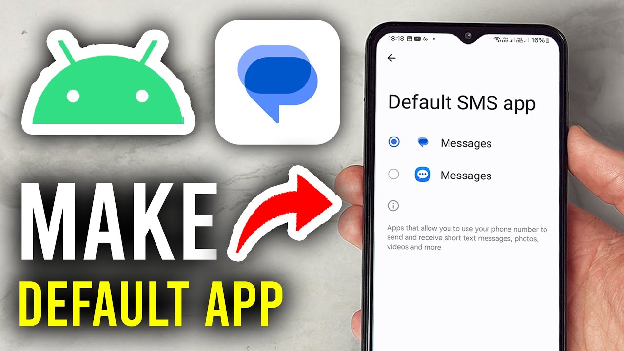 How To Make Google Messages Default Messaging App On Samsung Phone - Step By Step