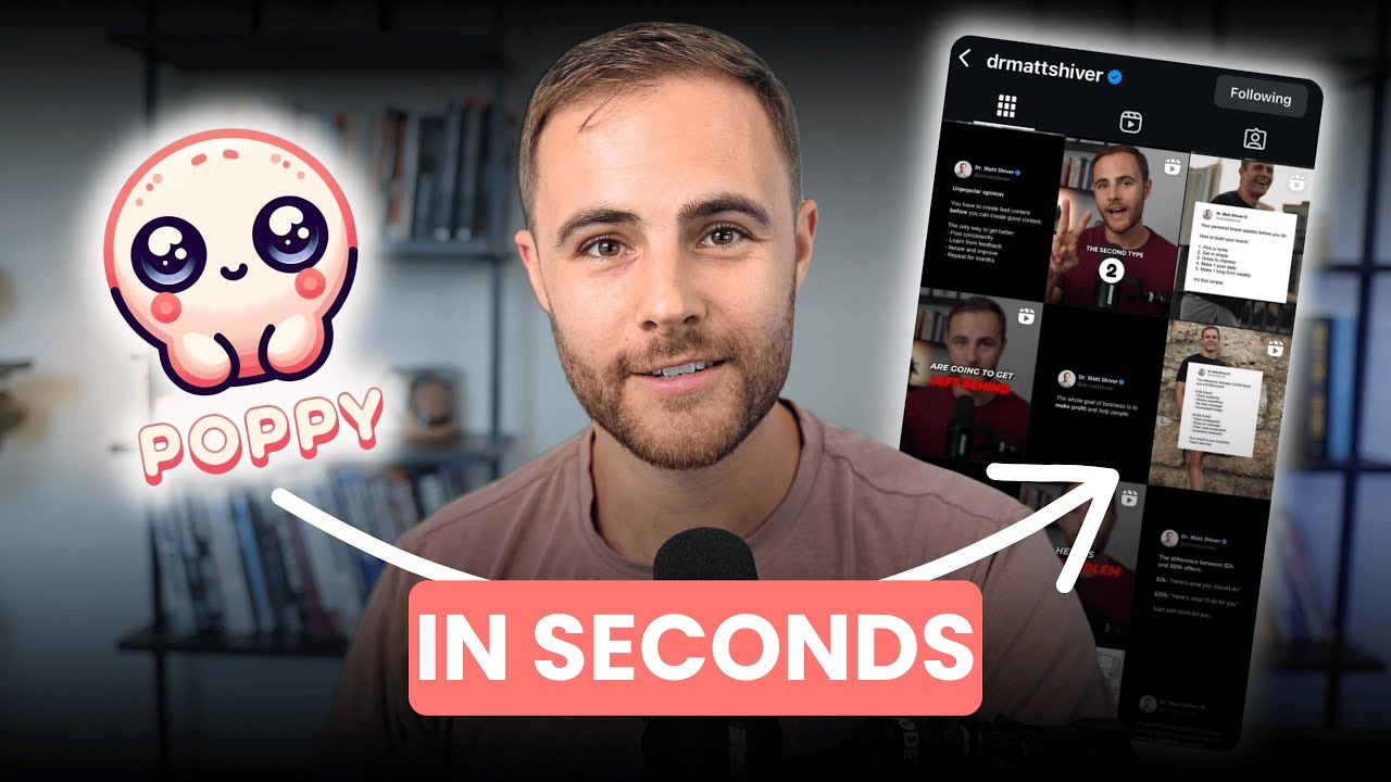 How I Create 50+ Instagram Posts in 10 Minutes with Poppy AI