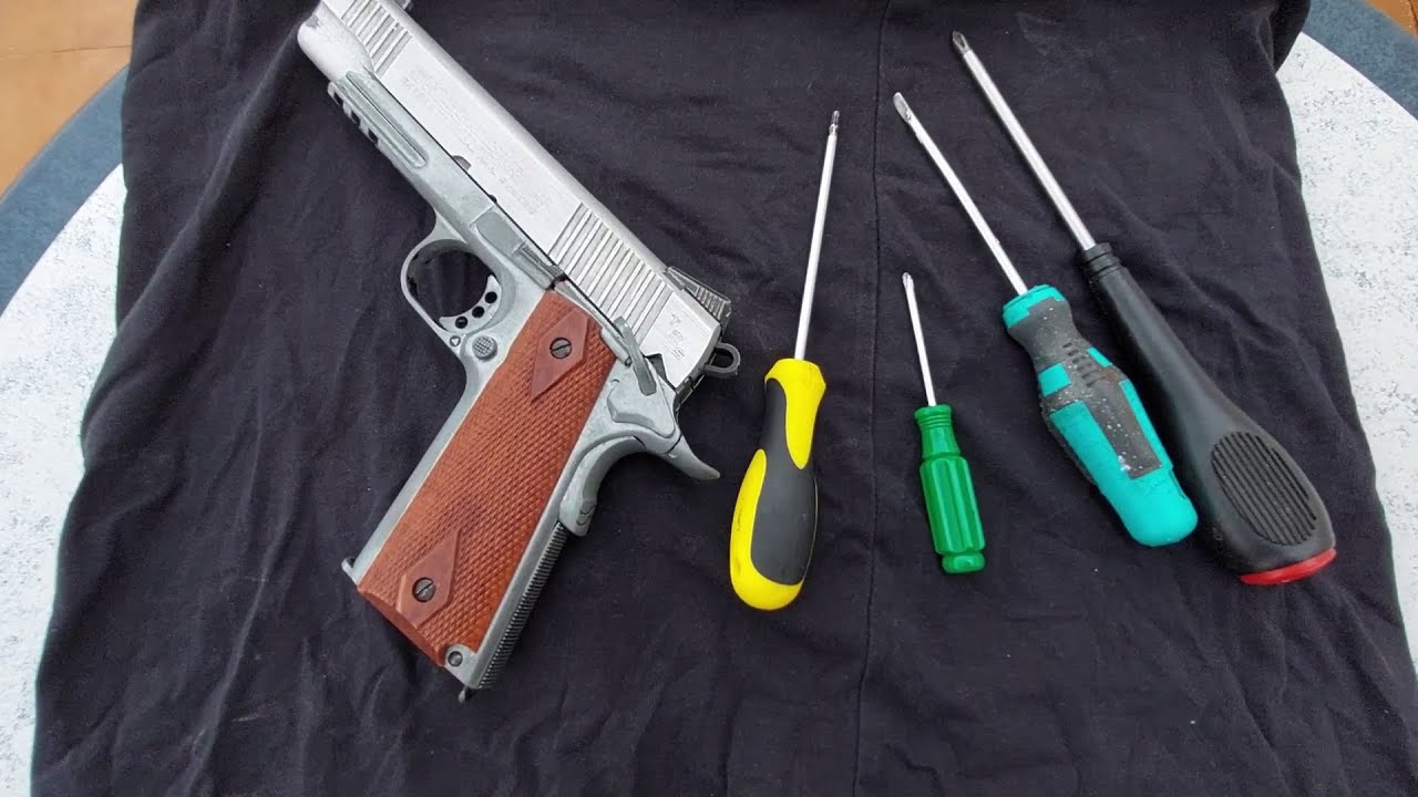 EL GRAN DESARME DE PISTOLA 1911 co2 4,5mm ARTESANAL 🚨🚨
