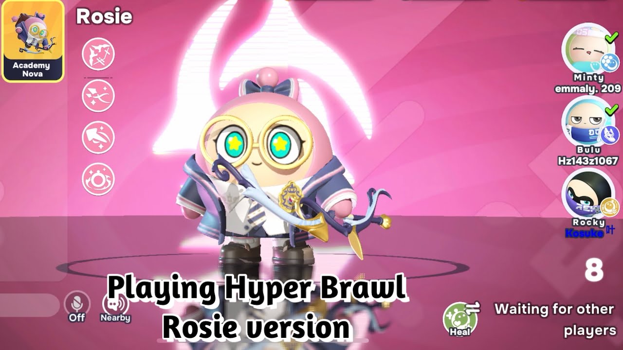 Playing Hyper Brawl Rosie version - Eggy Party