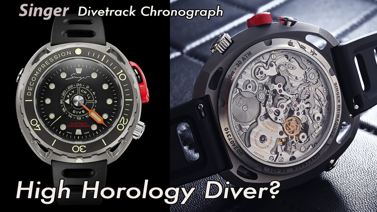A Diving Chronograph with FInishing? - the Singer Divetrack