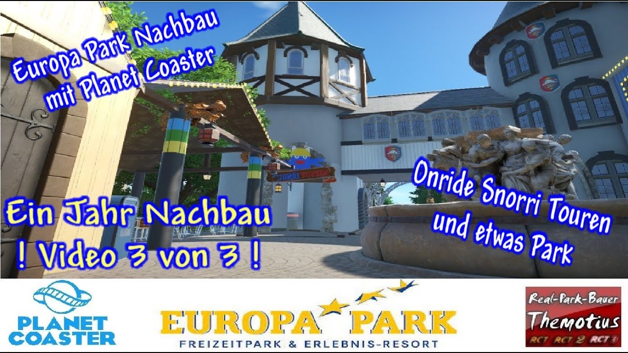 Europa Park Nachbau  - Snorri Touren Onride und etwas Park