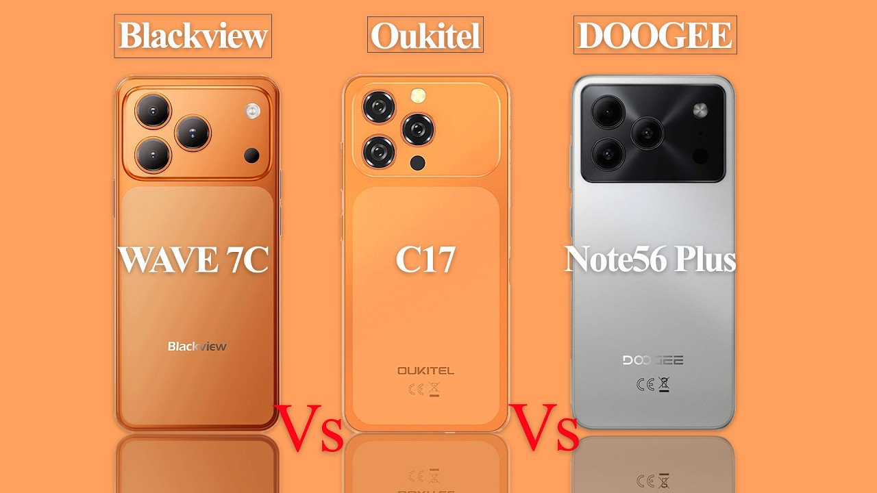 Blackview WAVE 7C vs Oukitel C17 vs DOOGEE Note56 Plus: Full Comparison & Specs! 2026