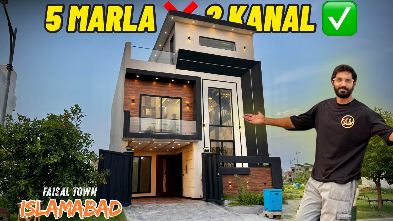 5 marla designer luxury house for sale in Faisal Town Islamabad