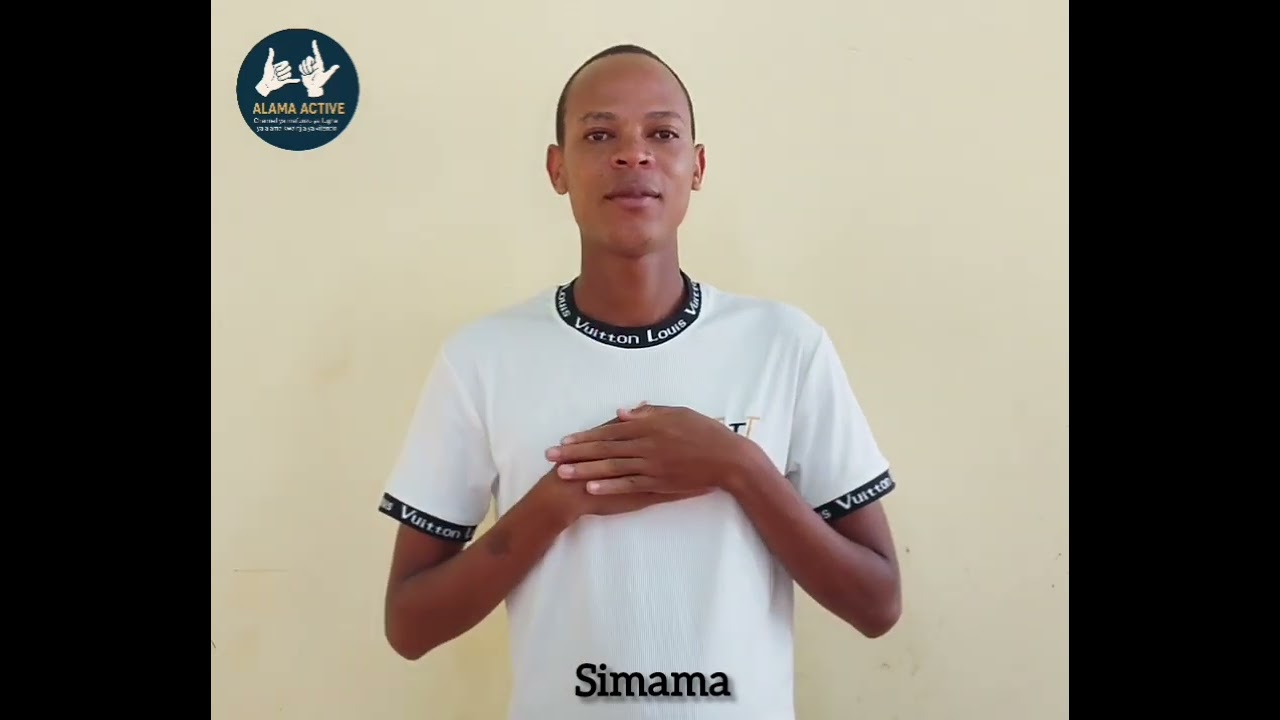 📚zifahamu misamiati hii kwa undani *LALA & SIMAMA katika Lugha ya alama✍️