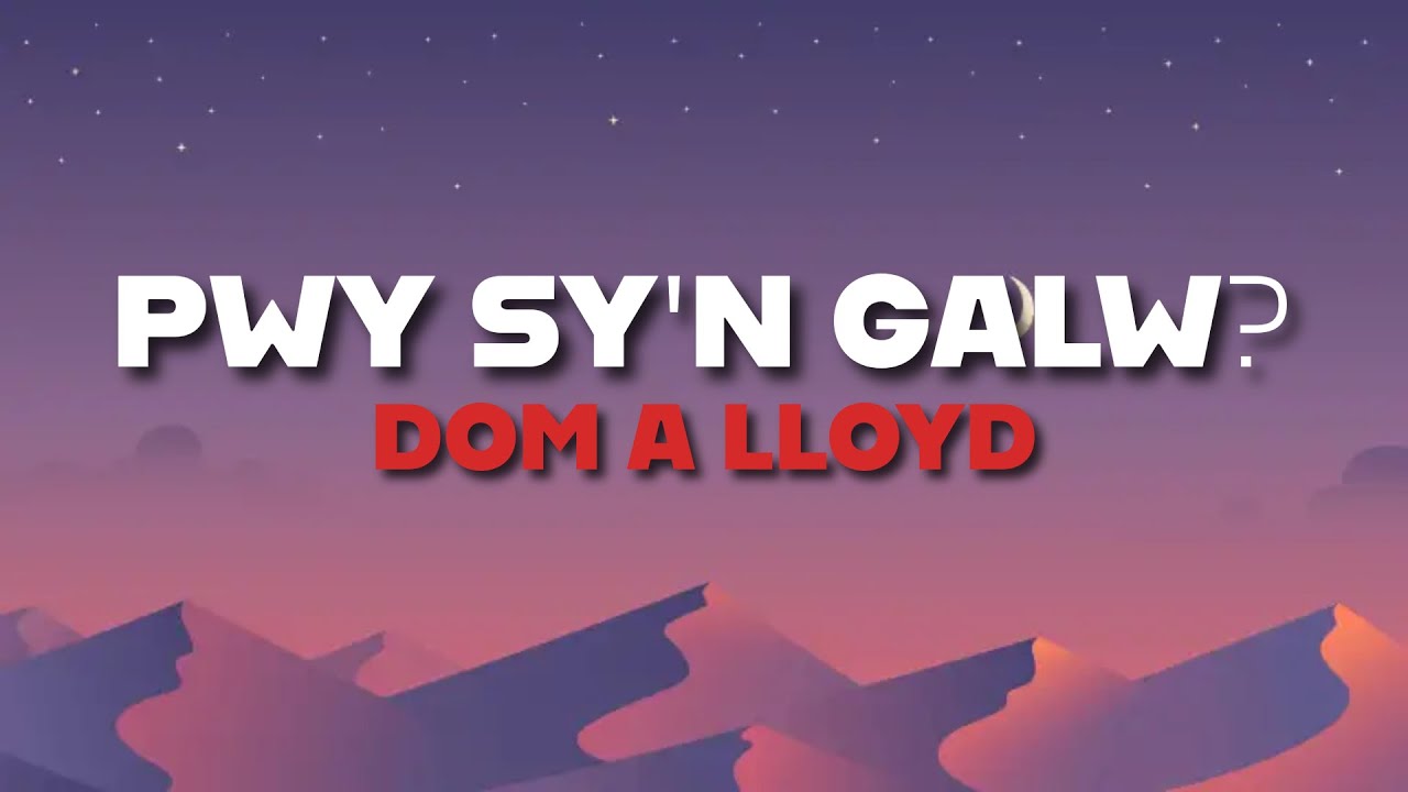 Lloyd & Dom James – Pwy Sy'n Galw? - Fideo Geiriau