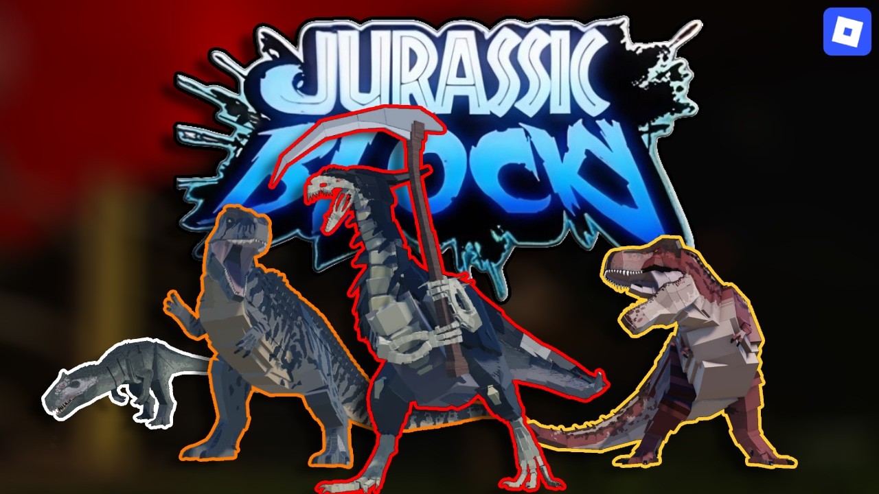 JURASSIC BLOCKY FIGHTS - REAPER THERI, SPINORAPTOR, GIGA AND MORE! JB PVP COMPILATION