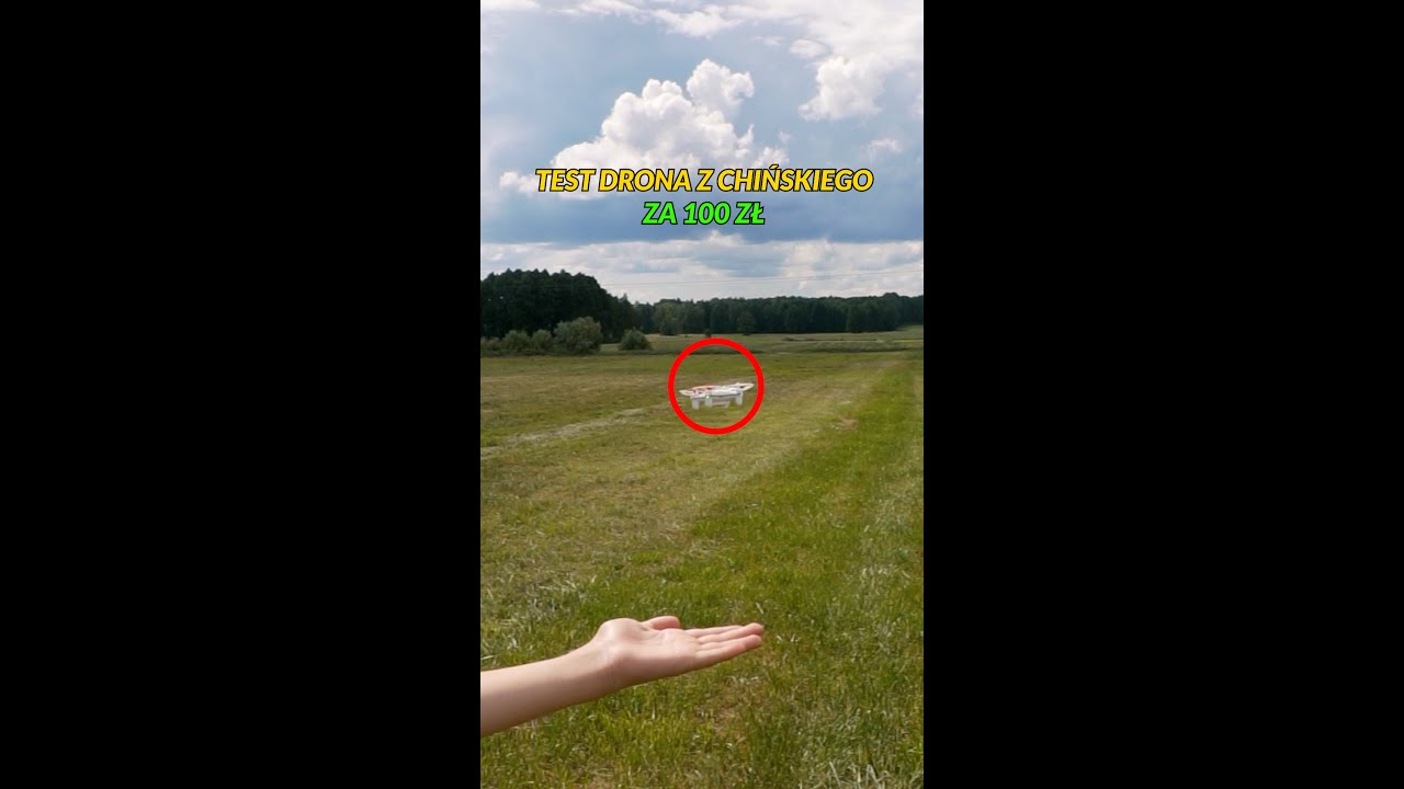 TEST DRONA ZA 100 ZŁ Z CHIŃSKIEGO 