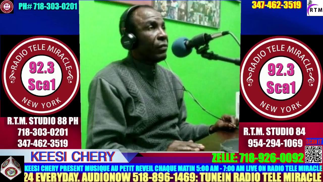 KEESI CHERY MUSIQUE AU PETIT REVEIL LIVE ON RTM. 92.3 SCA1