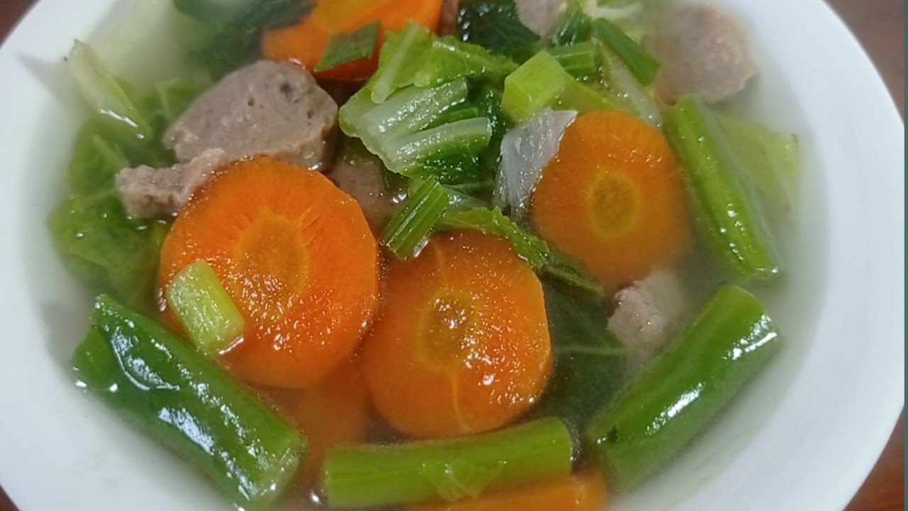 Cara Membuat SAYUR BENING SAWI PUTIH WORTEL Yang Enak Sehat Dan Seger