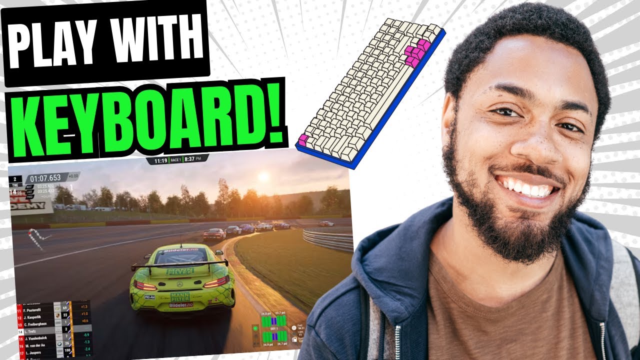 Play Assetto Corsa with Keyboard & Mouse 2025 🎮 | Full Setup & Gameplay Guide 🏎️
