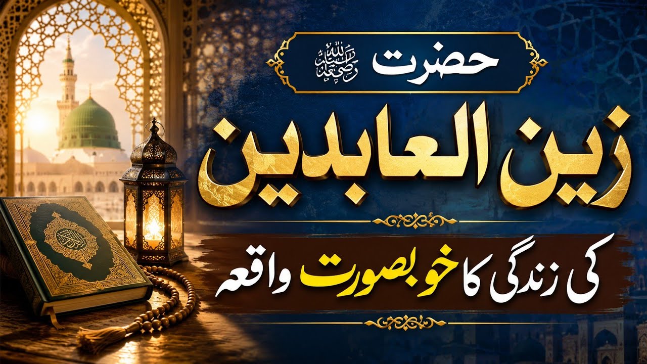 Hazrat Zain ul Abideen (RA) Ka Khubsurat Waqia | Islamic Motivational Story