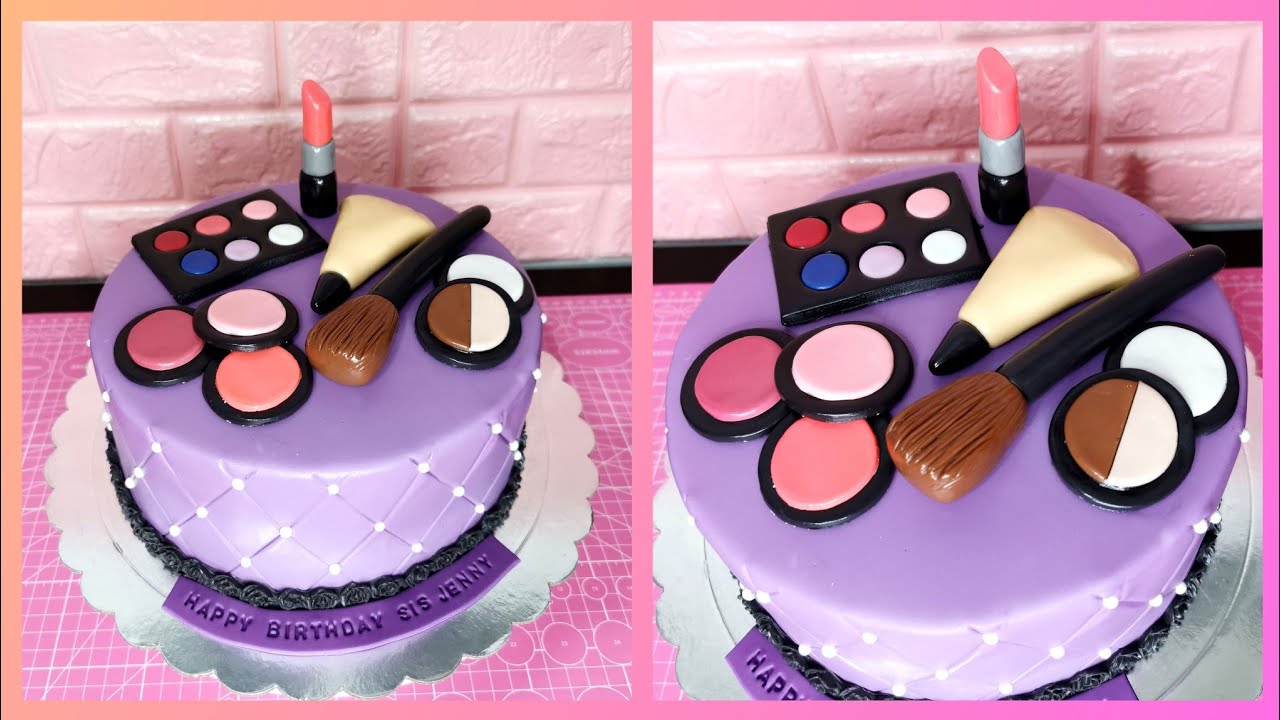 Make Up Cake | Gâteau Maquillage | How to Make Make Up Cake #madebyMamiGlai