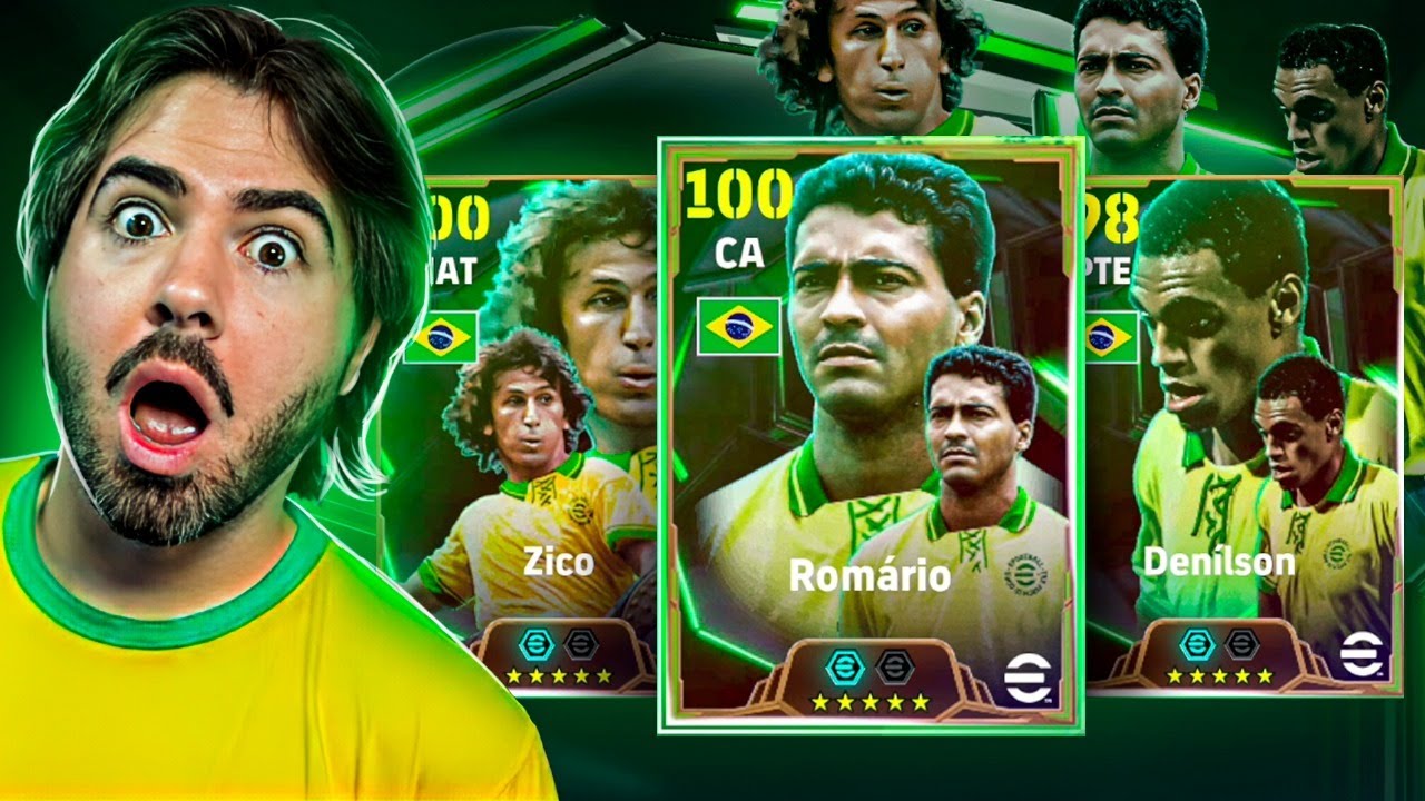 KONAMI NÃO PARA! EM BUSCA DO ROMÁRIO, ZICO E DENILSON!