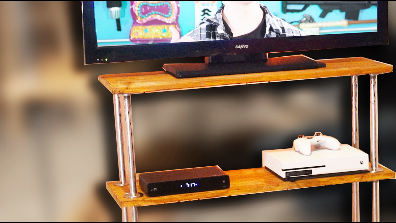 HOW TO: Build a TV Stand! - D.I.Y. Tutorial