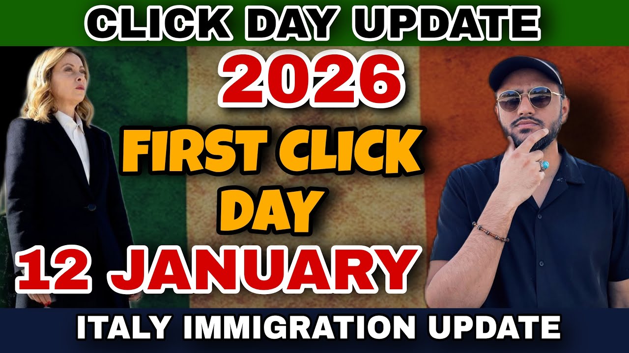 🇮🇹Italy Immigration new update 2026🔥|Italy work permit visa update|Italy visa click day 2026