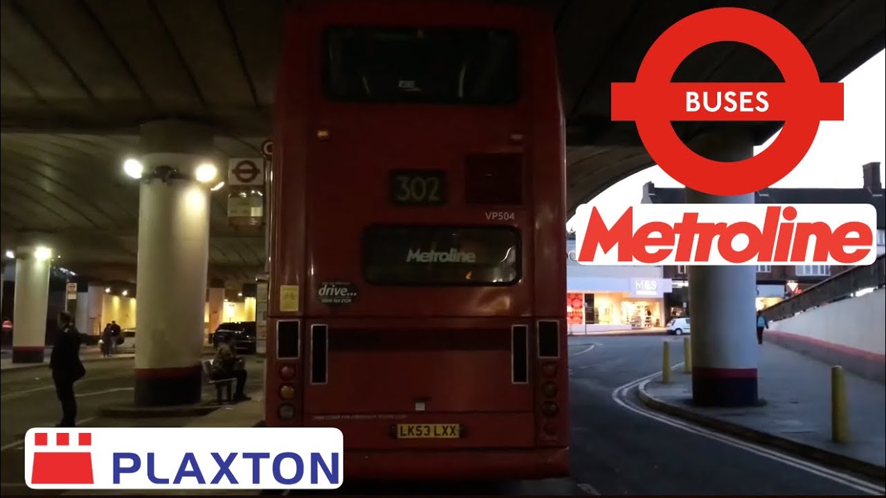 Thrash!! Volvo B7TL Plaxton President Metroline Route 302 Full Journey | VP504 LK53 LXX