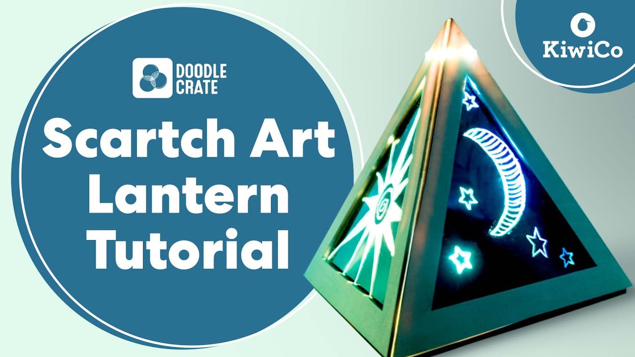 Make a Scratch Art Lantern | Doodle Crate Project Instructions | KiwiCo