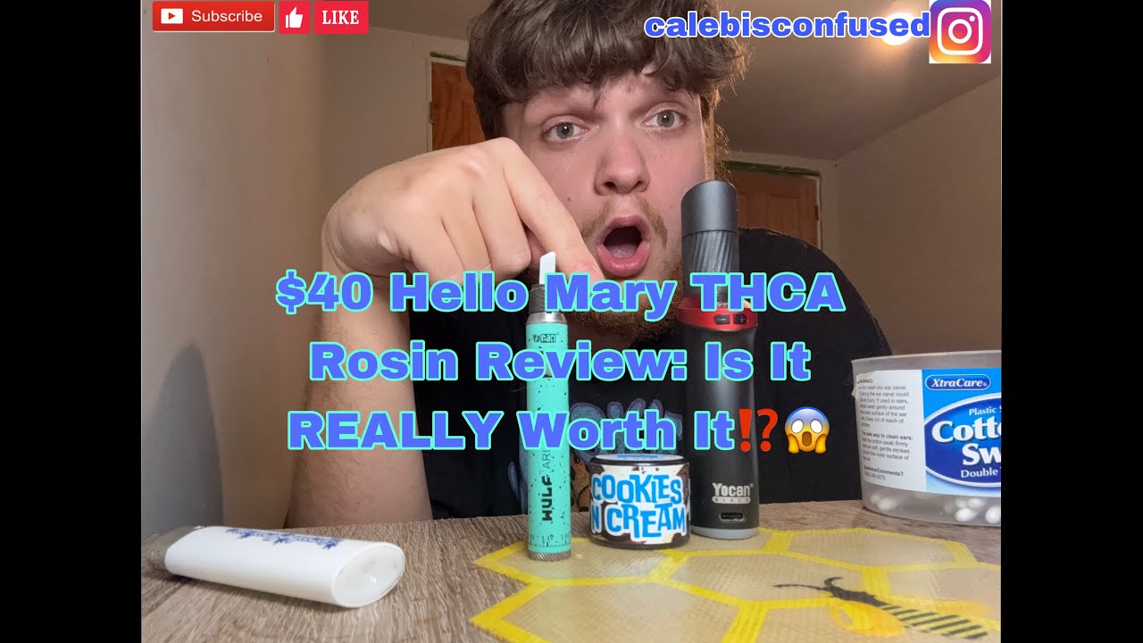 $40 Hello Mary THCA Rosin Review: Is It REALLY Worth It⁉️😱