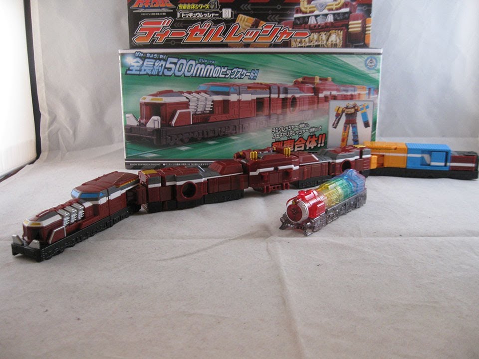 Ressha Gattai Series 08 Diesel Ressha [Diesel-Oh] Review (Ressha Sentai ToQger)