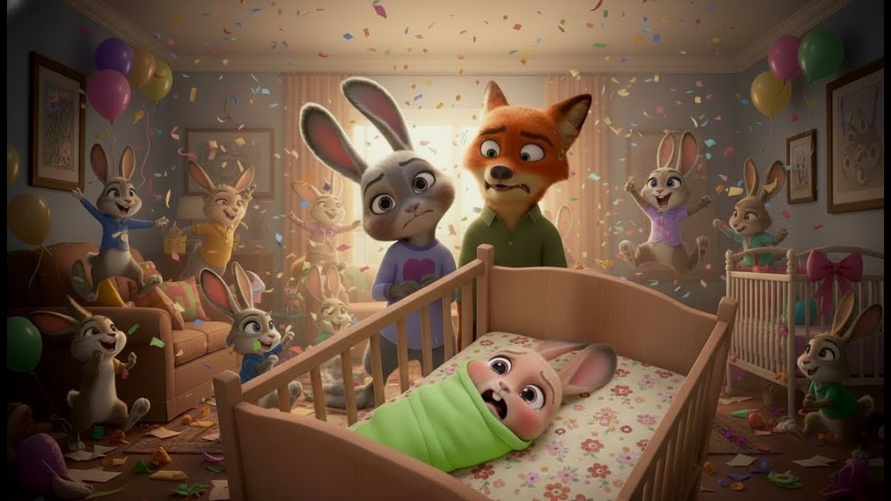 Nick and Judy named the baby girl Elis. The first guests came to see her! | Zootopia 2
