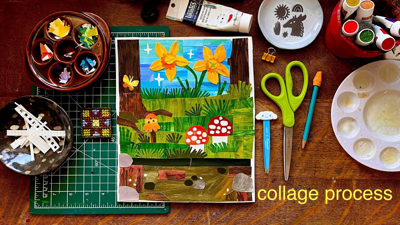 making a collage ✂️ 