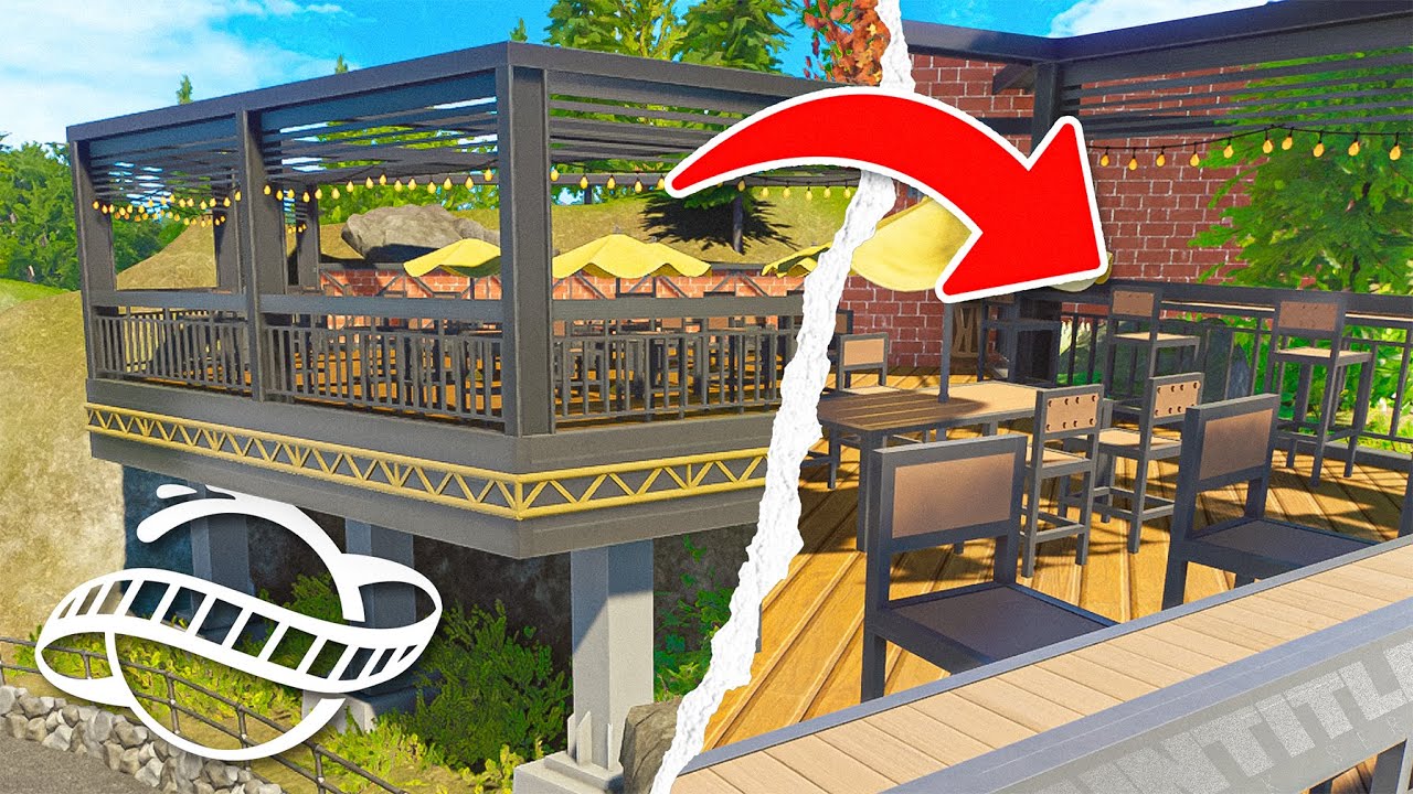 Building a Themed CAFÉ in my Planet Coaster 2 PARK!