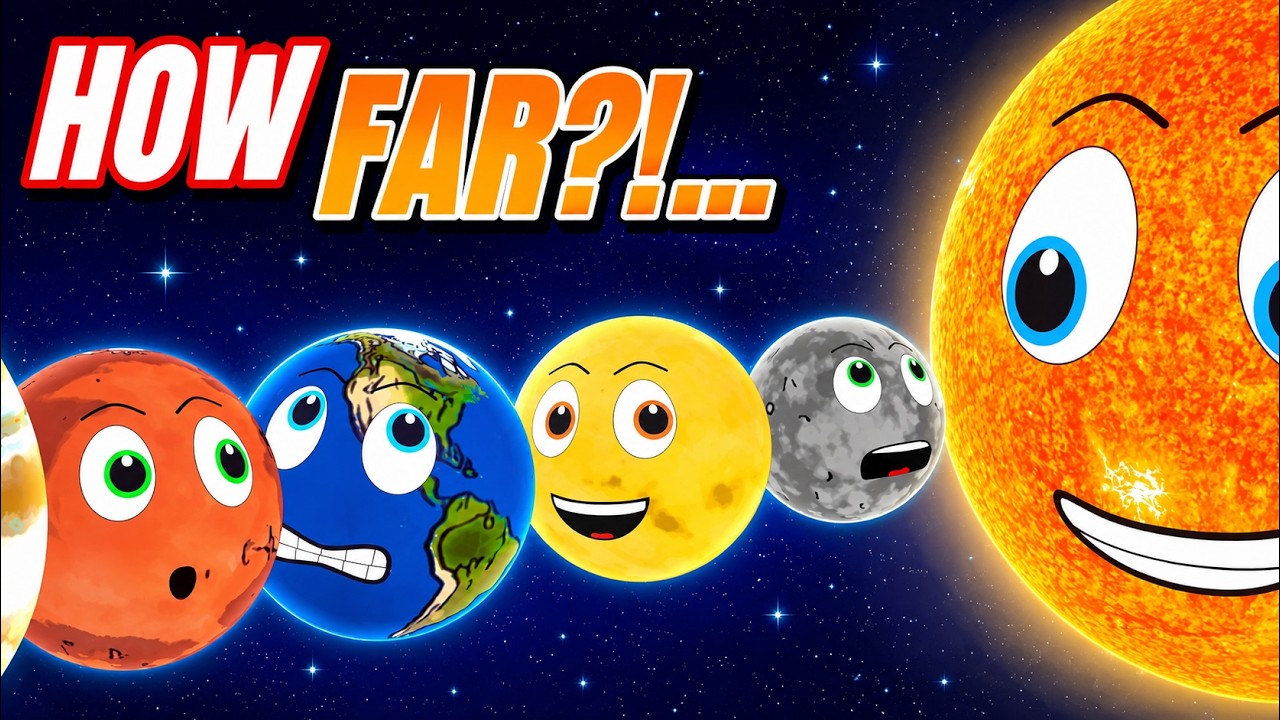 How Far Are the Planets from the Sun? The Great Solar System Race!