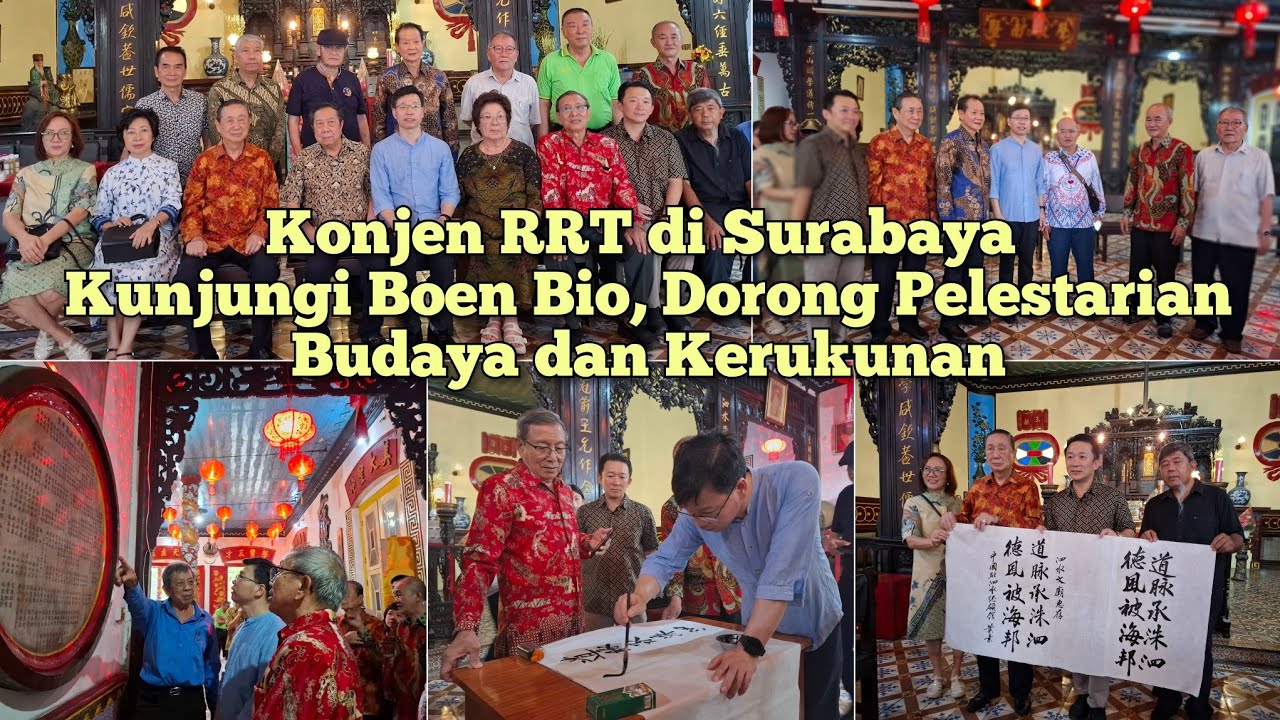 Konjen RRT di Surabaya Kunjungi Boen Bio, Dorong Pelestarian Budaya dan Kerukunan