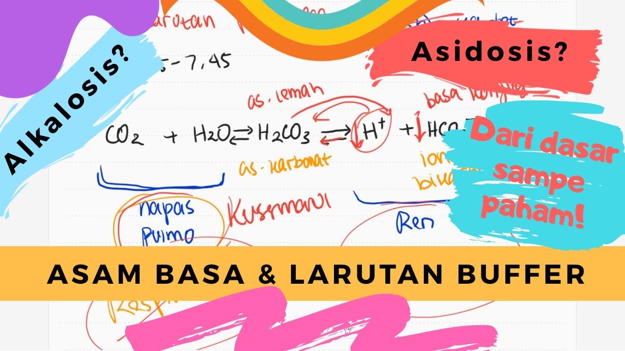 Konsep Larutan Penyangga dan Asam Basa serta Gangguan Asidosis dan Alkalosis - Cara tubuh menjaga pH