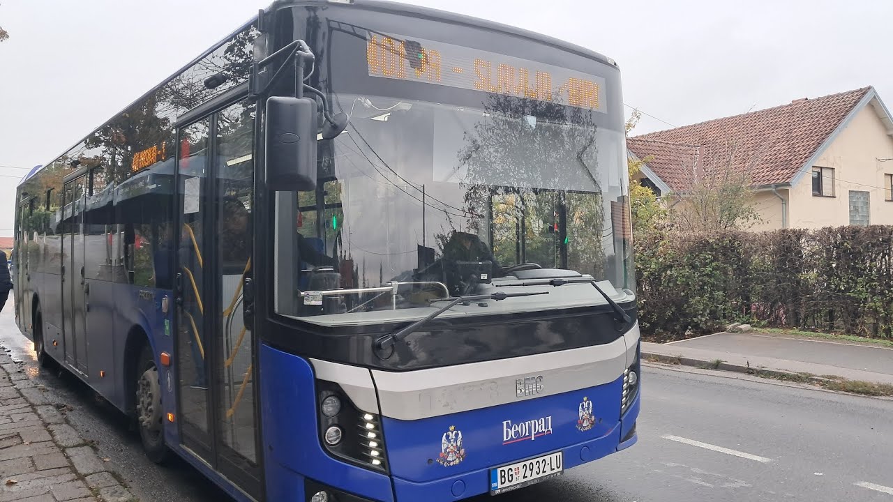 Linija 401:Trg Slavija/Birčaninova/ - Pinosava(Cela Trasa)