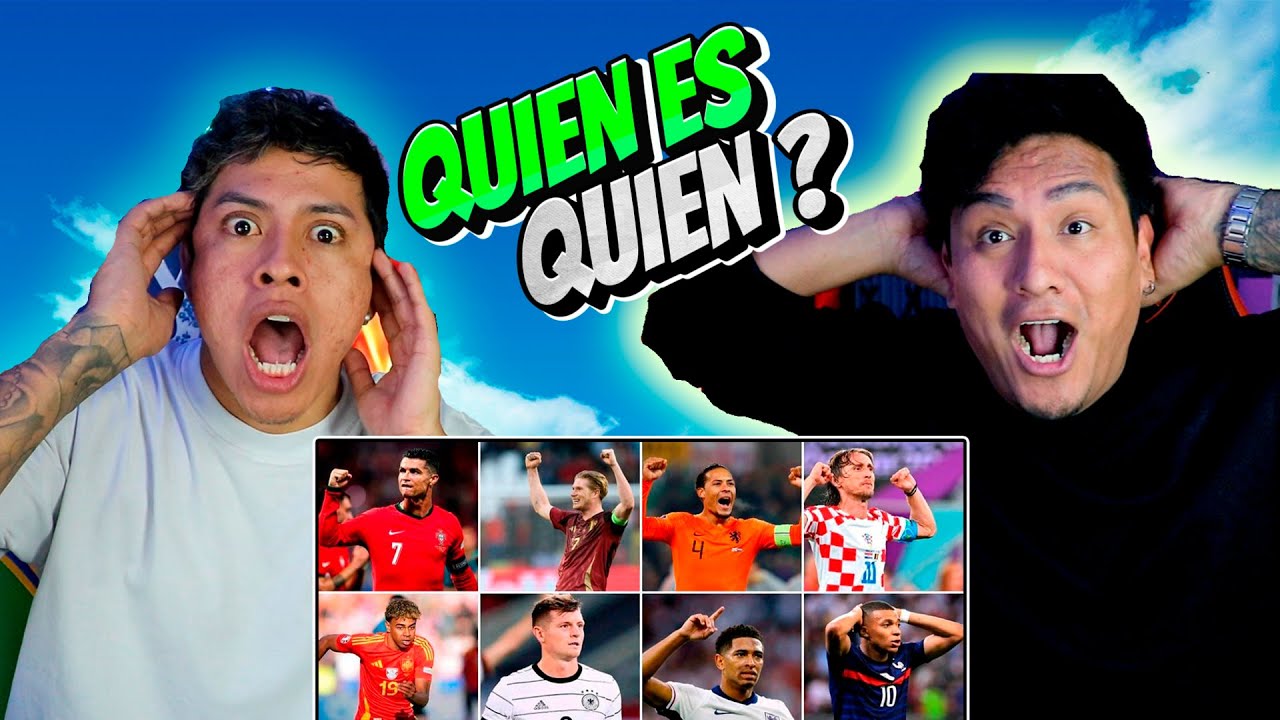 ¿QUIEN ES QUIEN? 😱 Edición EUROCOPA !! con CASTIGO EXTREMO