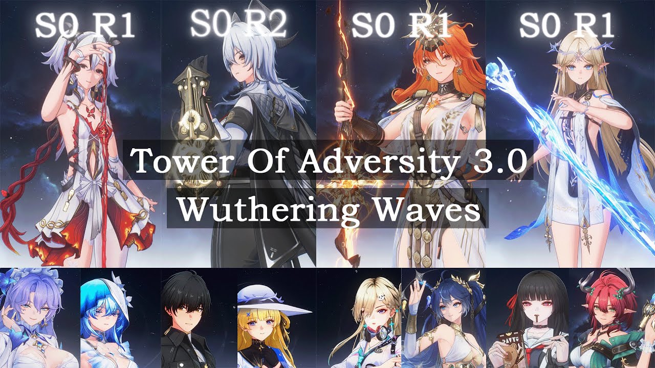 TOA Wuwa 3.0 Tune Break | S0R1 Camellya |  S0R2 Zani / S0R1 Augusta | S0R1 Cartethyia