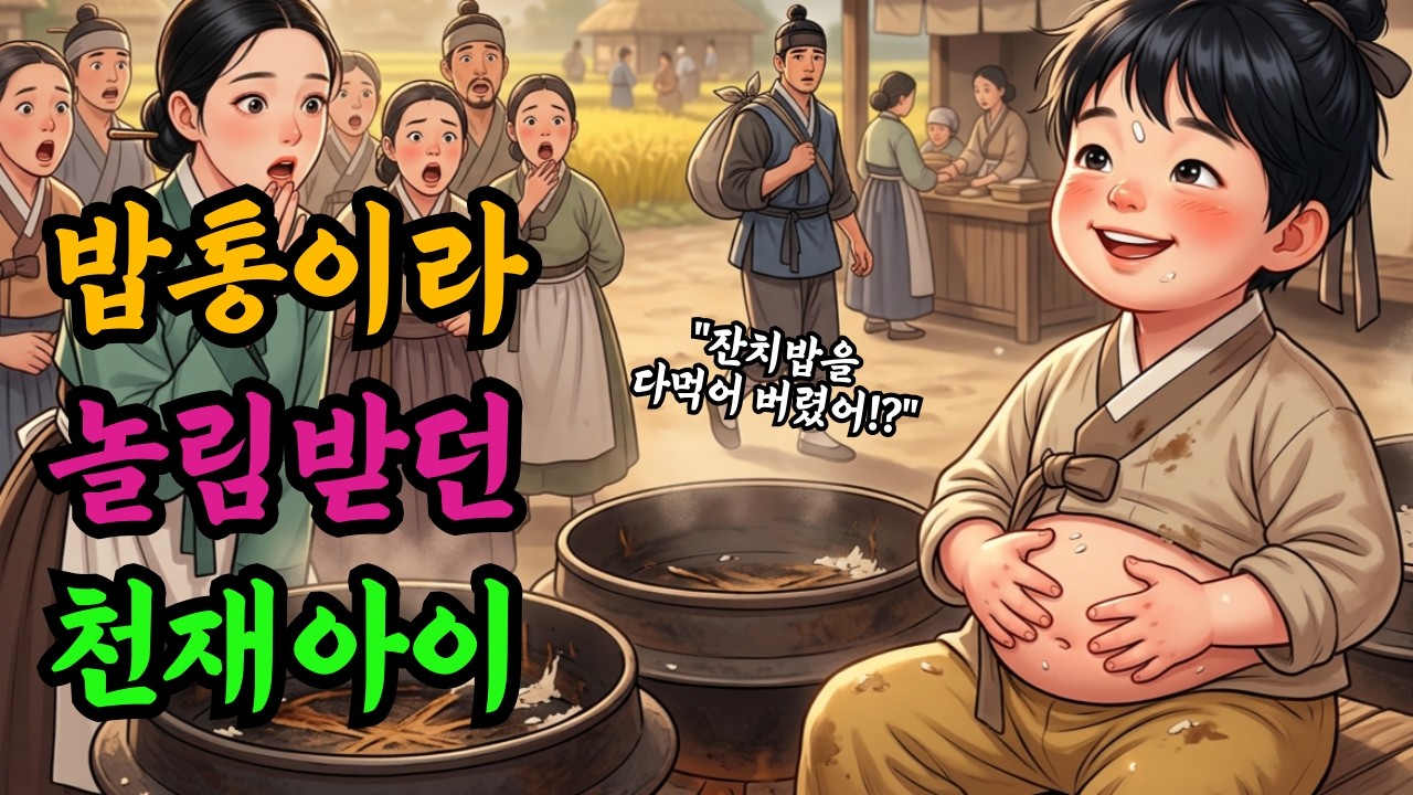 밥통이라 놀림받던 먹보 아이가 나라를 구했습니다 ㅣ야담 옛날이야기 오디오북 조선야담 ㅣ