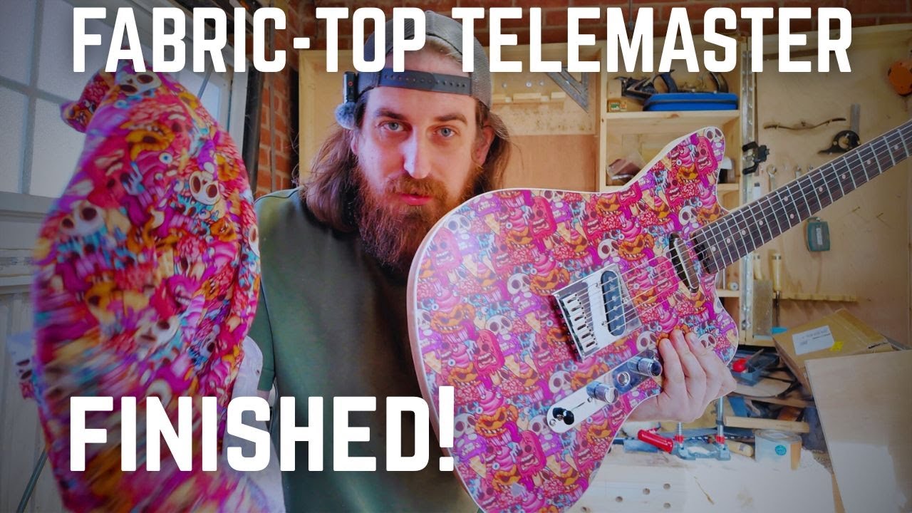 Fabric top Telemaster build, Final Part - adding Fishman Greg Koch pickups