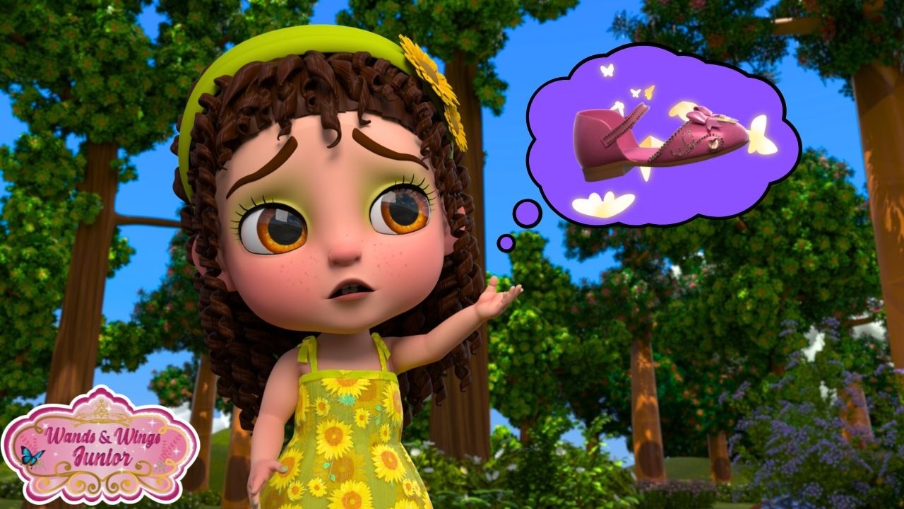 Find My Sandals | Princess Lost Her Sandals 👡+ Lost Her Color Song | Kids Song | Wands & Wings Jr.