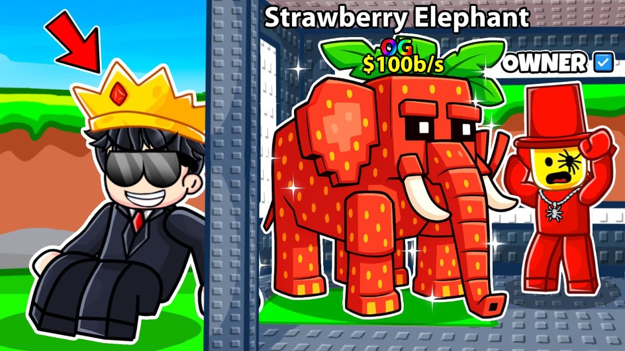 I Stole STRAWBERRY ELEPHANT From the OWNER of Steal a Brainrot Roblox