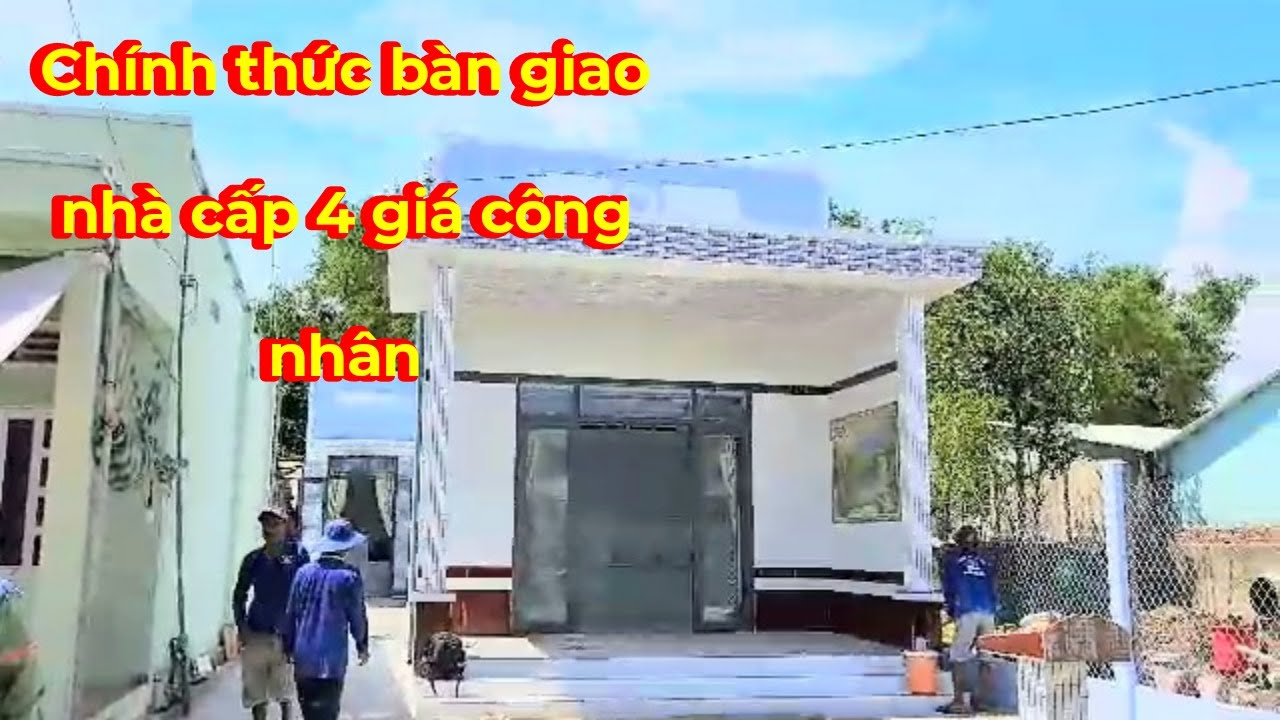 Nhà cấp 4 giá công nhân  . Chính thức bàn giao trọn gói 330tr