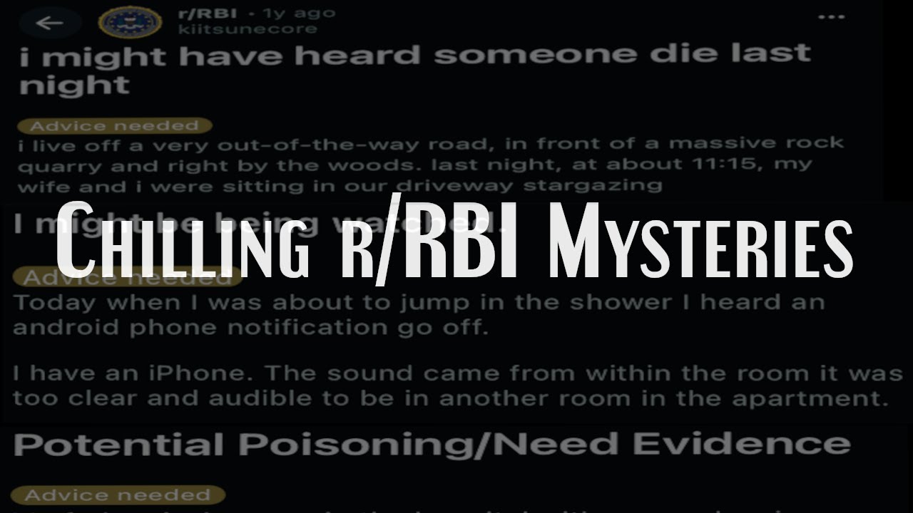 Chilling r/RBI Mysteries