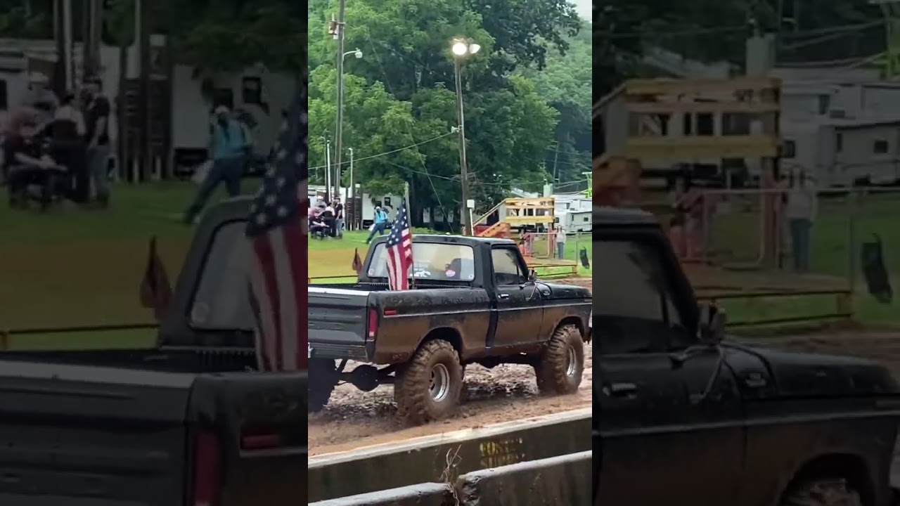 1979 Ford Truck Mud Pit Run at Putnam County Fair 2023 #shorts