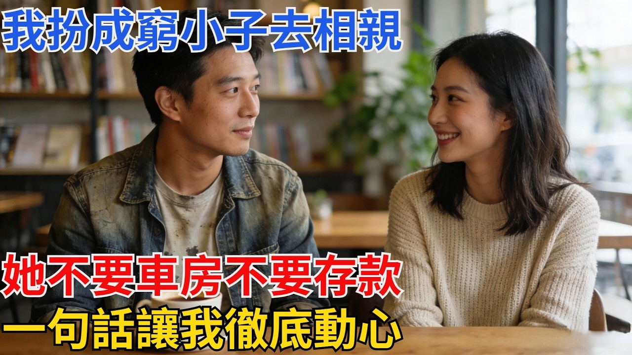 我扮成窮小子去相親，她不要車房不要存款，一句話讓我徹底動心#故事頻道 #故事分享 #睡前故事 #職場故事#男頻#爽文