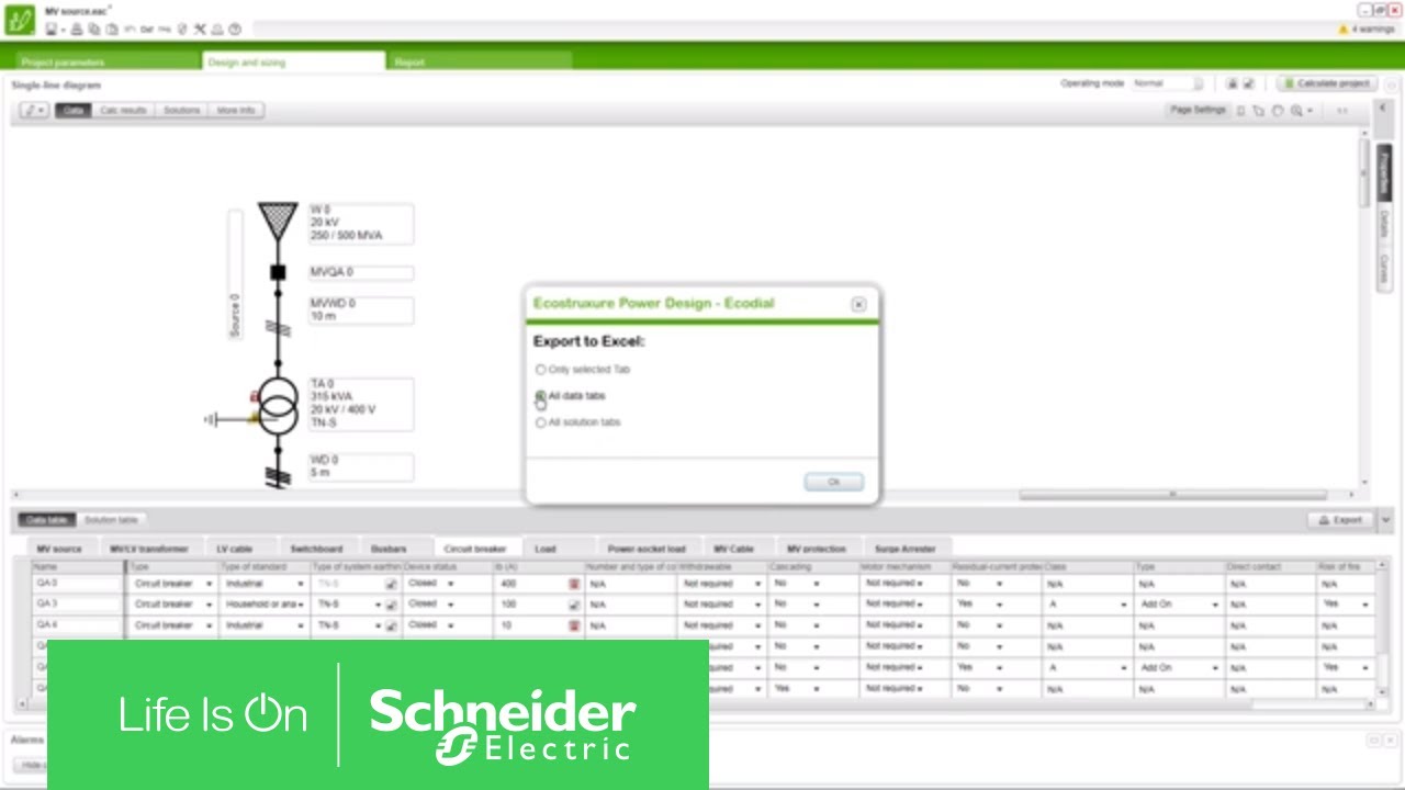 How to Generate Reports using EcoStruxure Power Design - Ecodial | Schneider Electric
