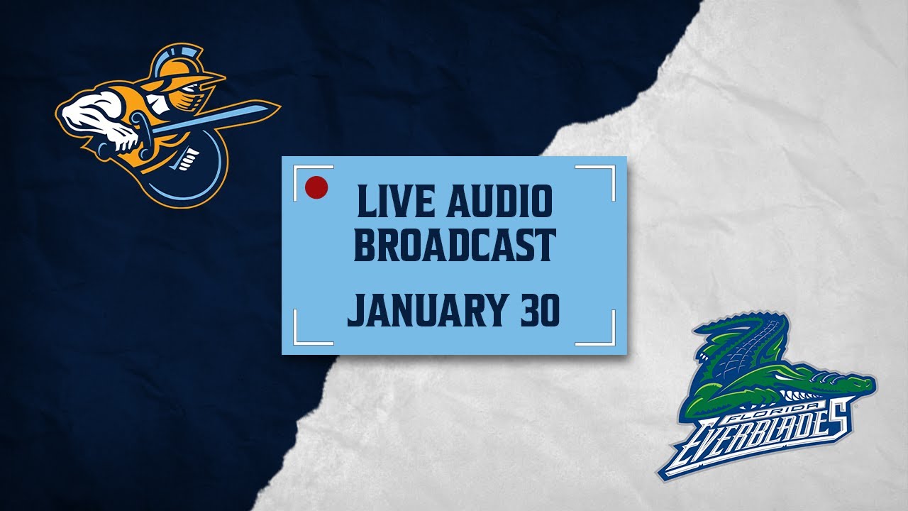 Atlanta Gladiators at Florida Everblades 1/30/26 | AUDIO BROADCAST