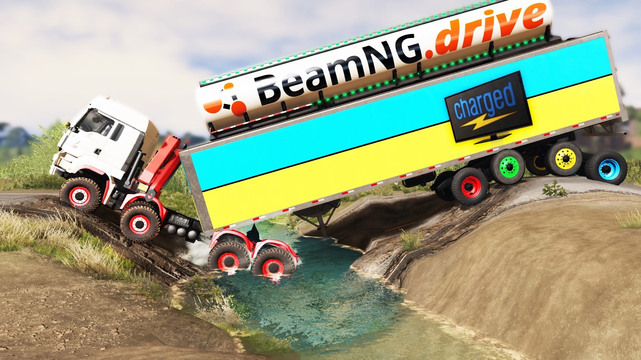 Trucks vs Potholes #83 | BeamNG.DRIVE