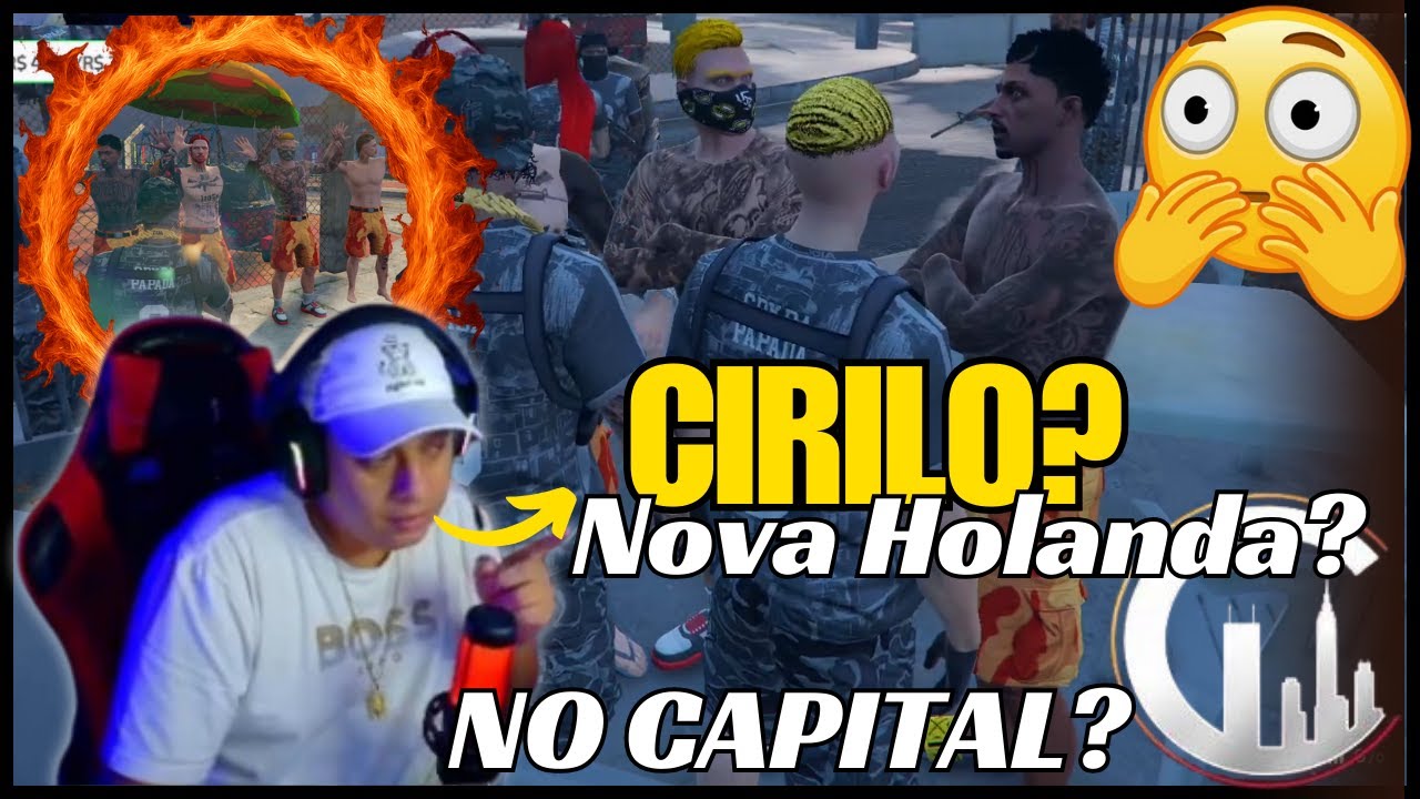 CIRILO E NOVA HOLANDA BROTOU NA FAVELA DO DELEGA? E NÃO DEU MUITO BOM!🤣🤣🤣