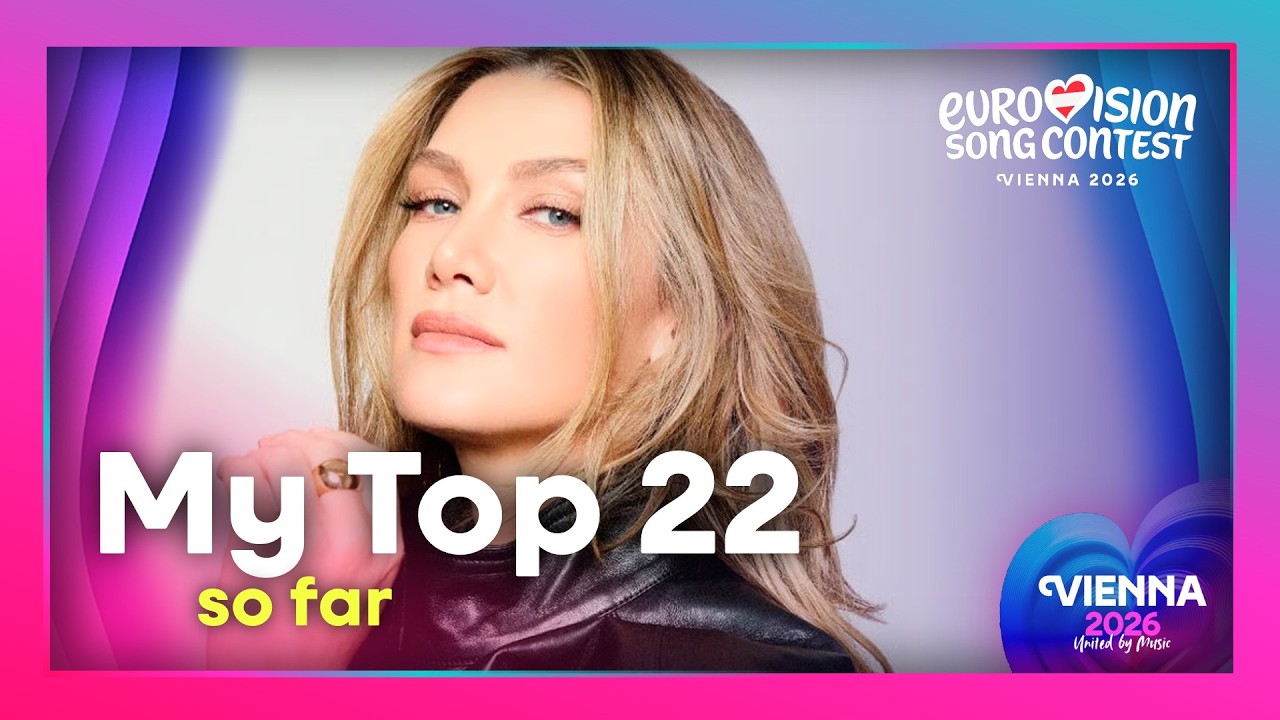 🥇 2026 Eurovision Song Contest | My Top 22 (so far) | 🗓️ 01/03/2026