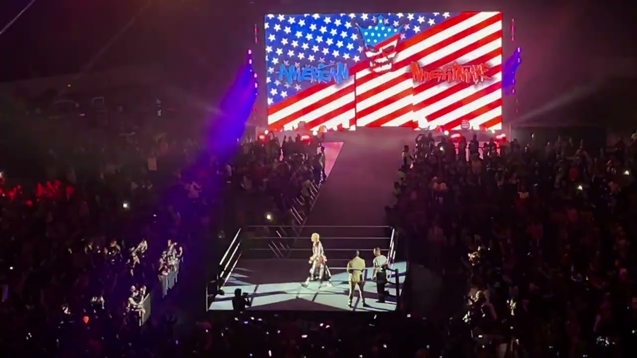 WWE Supershow México Arena CDMX - Intro - Cody Rhodes Entrances - Cody vs Damian - 22 Julio 2023